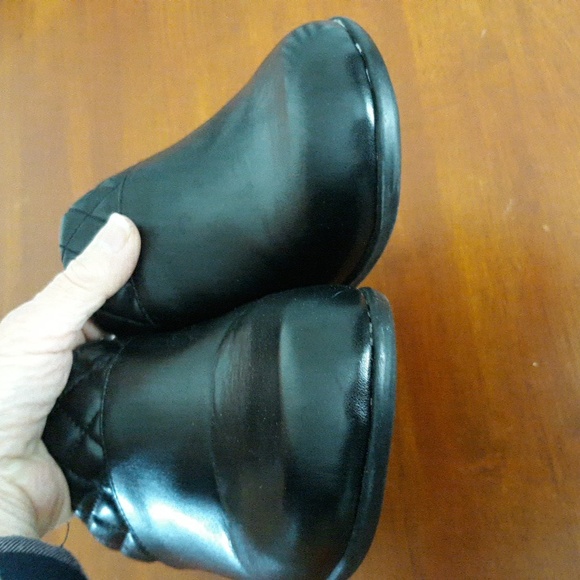 Women's Clogs Black Vegan Leather Slip-on Mules sz 11M - Picture 4 of 7